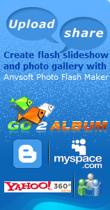 Adding photo flash slideshows to MySpace, Blogger, Live Space