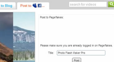 embed slideshow on pageflakes