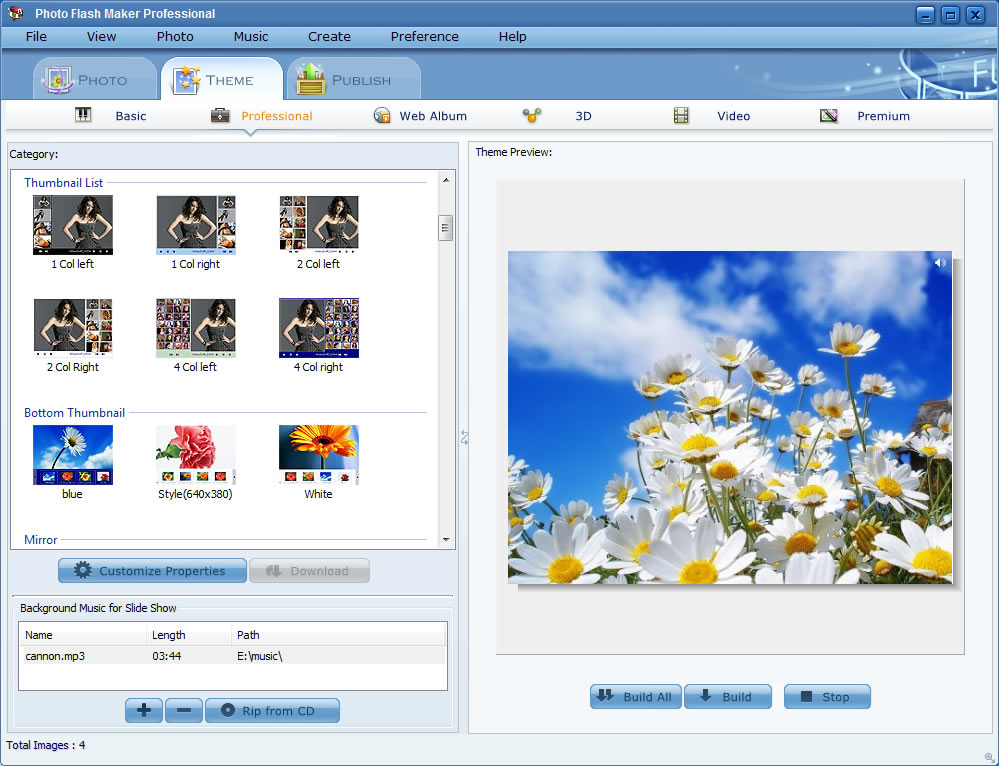 Photo Flash Maker software screenshot