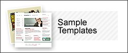 Preview sample templates before purchase