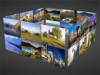 3D Square Box flash template