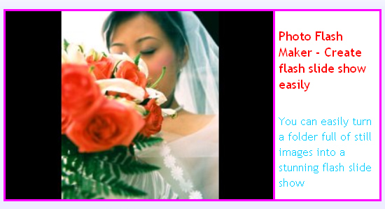 Change font styles in flash slideshow