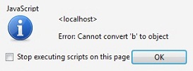 The error messsage you may get when previewing an HTML5 slideshow in Opera.