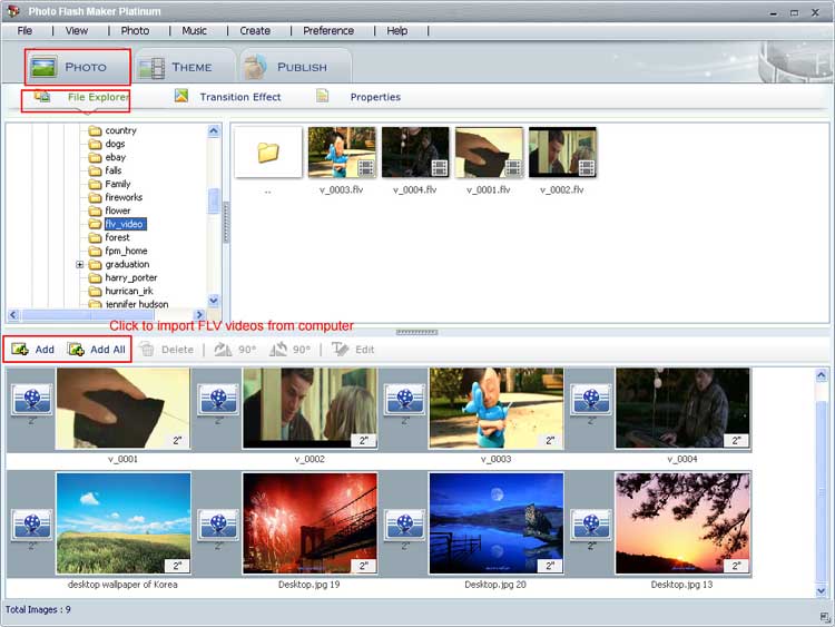 Photo Slideshow Maker maker create video slideshow