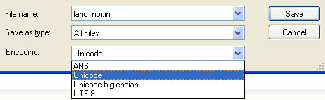 Save the text file with UTF-8 codec